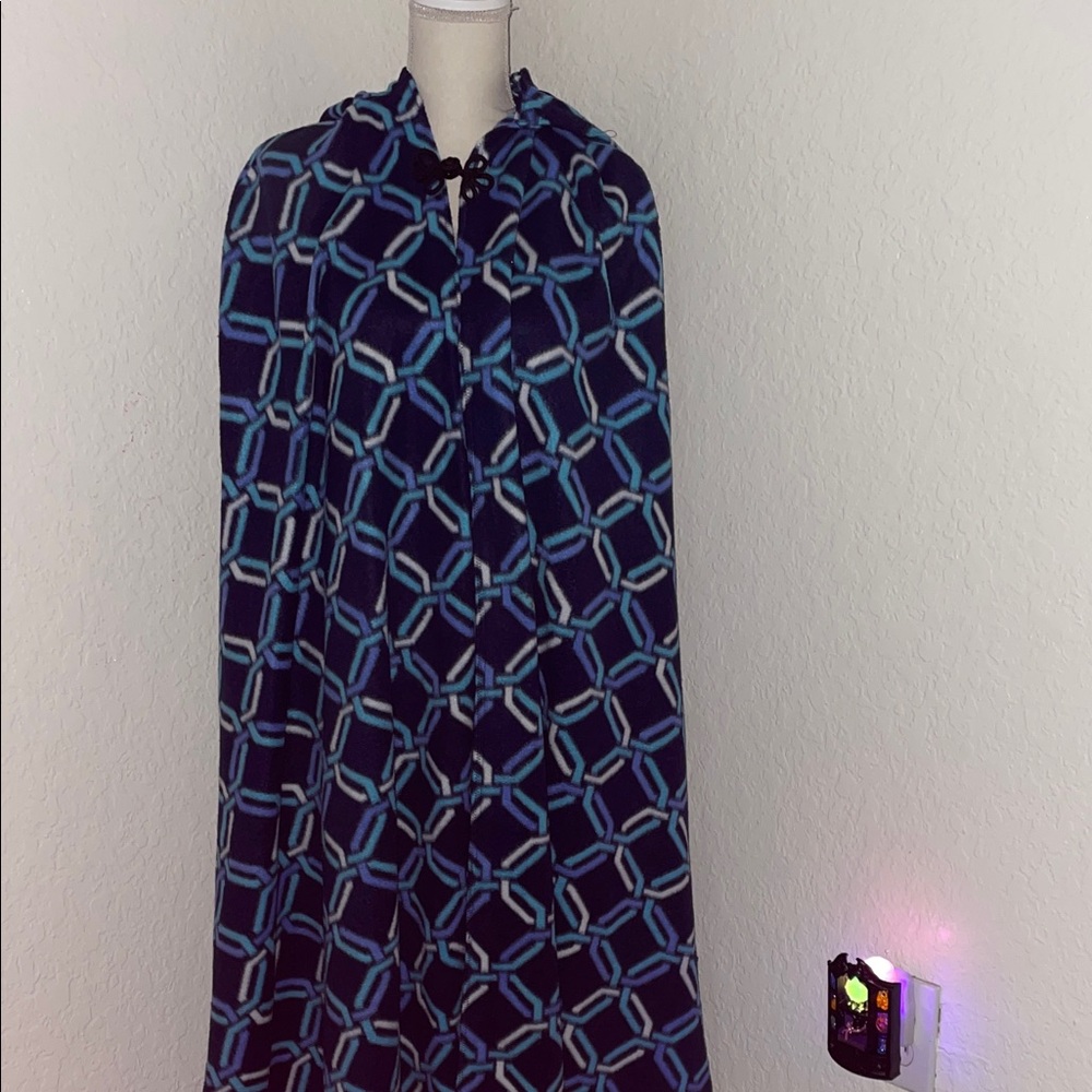 Geometric Patterned Cape - image 1